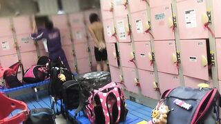 水泳部 脱衣 ２－１ Ｃカップおっぱい でかいお尻 voyeur jp 170526