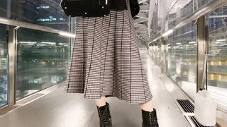 坂系女子とドキドキ露出デート voyeur jp