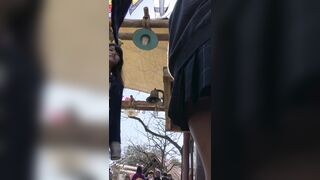 4k街撮り 制服パンチラ1 voyeur jp