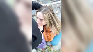 GuessWhoX2 Squirts During Outdoor Sex OnlyFans