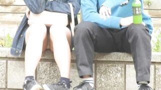ｆｈｄ 大変です 彼氏との会話に夢中になり パンツが見えてますよ２００ voyeur jp