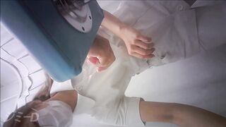 別日 続編 ナースの楽園 処置室で超接近 相変わらずこのクリニック反則ですよっ その6 オリジナル voyeur jp