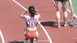 大学陸上01 200m その１ voyeur jp