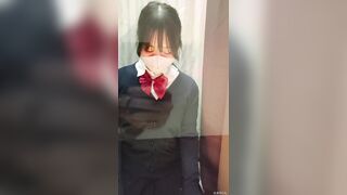 j 見学観賞会 アイドル顔負けの黒髪美少女 肉感最高な乳首とデカ尻であえなく昇天 特典映像付き voyeur jp