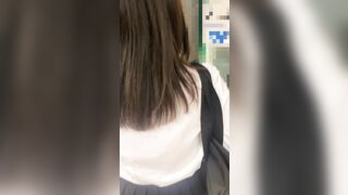痴漢記録日記vol 84 1人目 白パンティ女子校生 voyeur jp