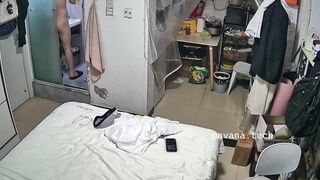 ✅ファミリーチャンネル5-23✅ 若いカップルの最もリアルな日常を自宅でお届けします。暖かくなってきたので、巨乳の女性は帰宅するとすぐに ipcam 05-200626