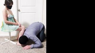 어설픈 복면맨 참교육하는 네토줌마 korean porn vip