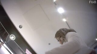 002 ギャル店員さん フレアミニ白p voyeur jp