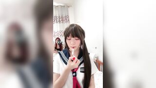 新人登場！学園美人がアダルト映画業界へ！マジで可愛い！【香姉さん】小道具を使って自慰！最高に気持ちいい！ china 2