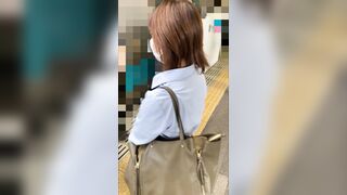 痴漢記録日記vol 93 3人目 感度良好茶髪ｏｌ voyeur jp