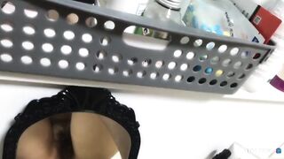 거울을 통해 보댕이 보여주는 여캠 korean bj
