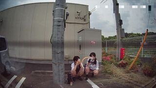 1ドラレコ悪用 童顔ｊ の無防備なモロパン盗撮映像 voyeur jp