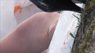 フルhd 眼前に迫るパンストつま先 パンスト足裏 35 voyeur jp