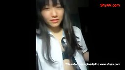 Beautiful Korean Student Stripping And Showing Boobs