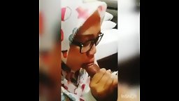 Malaysian Wife Cheating Sex Scandal Leaked Sandpdecent - Tudung Virgin Uni Student Nerd Cum on Face
