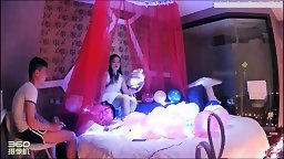 Chinese Newly Married Couple First Hotel Sex