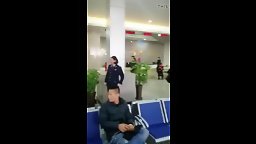 Chinese Nude Girl at the Airport
