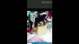 Chinese Boss Fucking at Shop Counter Caught On CCTV