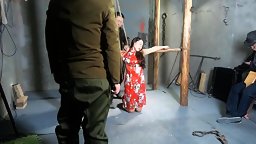 Pretty Chinese Lady Bondage