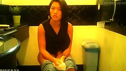Short Haired Asian Teen Girl from University