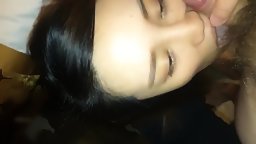 Chinese Girlfriend's Blowjob And Cumshot On Face Compilation