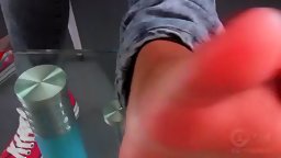 Chinese Teen Shows Her Sexy Feet